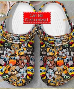 Dogs Collection Crocs Animal Print Clogs for Dog Lovers
