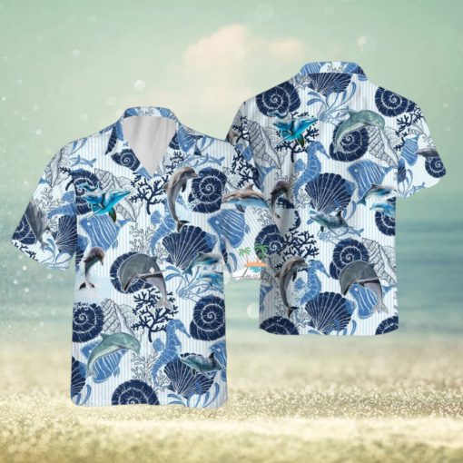 Dolphin Seahorse Hawaiian Shirt