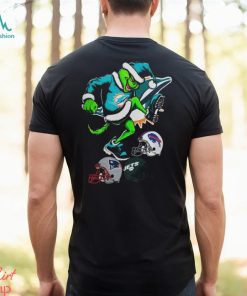 Dolphins Merch The Grinch Miami Dolphins Stomp On NFL Teams Christmas Shirt