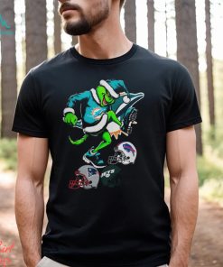 Dolphins Merch The Grinch Miami Dolphins Stomp On NFL Teams Christmas Shirt