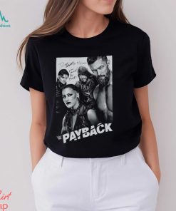 Dominik Mysterio Autographed & Inscribed Payback 2023 Event Worn T Shirt