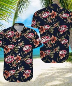 Dr Pepper Hawaiian Shirt Man