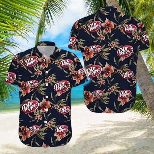 Dr Pepper Hawaiian Shirt Man