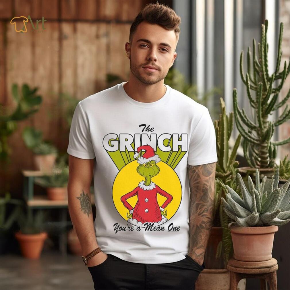 Dr. Seuss Mad Engine Men's Grinch You're A Mean One Graphic T Shirt -  Limotees