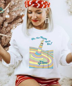 Dr. Seuss Mad Engine Youth Oh the Places You'll Go Graphic T Shirt