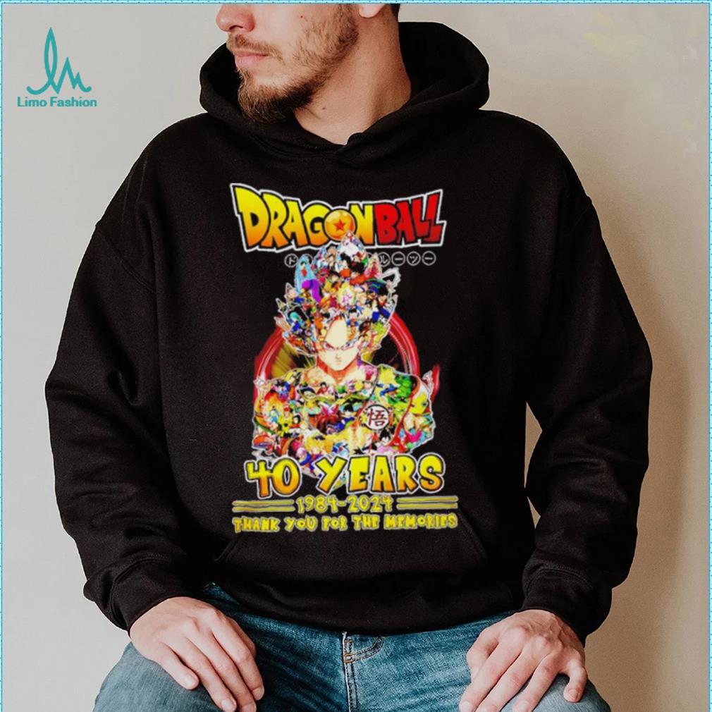 Dragon Ball 40 Years 1984 2024 Thank You For The Memories T Shirt Dragon Ball 40 Years 1984 2024 Thank You For The Memories T Shirt