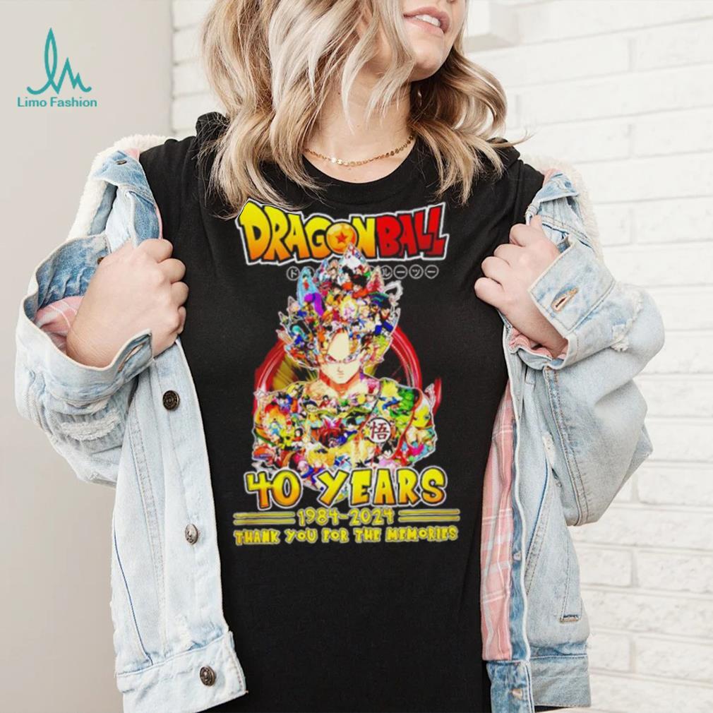 Dragon Ball 40 Years 1984 2024 Thank You For The Memories T Shirt Dragon Ball 40 Years 1984 2024 Thank You For The Memories T Shirt