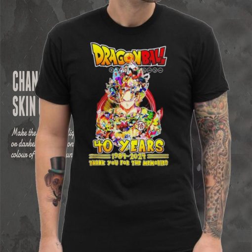 Dragon Ball 40 Years 1984 2024 Thank You For The Memories T Shirt