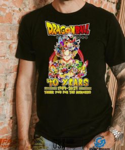 Dragon Ball 40 Years 1984 2024 Thank You For The Memories T Shirt
