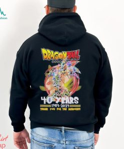 Dragon Ball 40 Years 1984 – 2024 Thank You For The Memories T Shirt