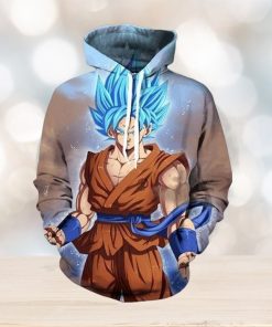 Dragon Ball Z Ssj Goku 3D Printed Hoodie Ver 1