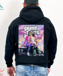 Draymond Green And Jusuf Nurkic Funny NBA But GTA VI Poster Looks Home Decor Poster T Shirt
