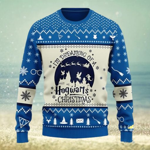 Dream Of A Hogwarts Harry Potter Ugly Christmas Sweater 3D Printed Men And Women Holiday Gift