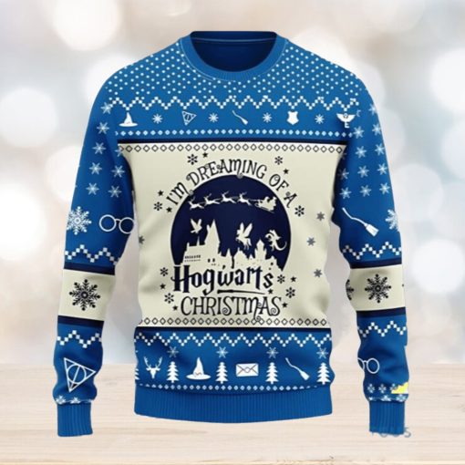 Dream Of A Hogwarts Harry Potter Ugly Christmas Sweater 3D Printed Men And Women Holiday Gift