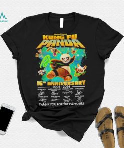 DreamWorks Kung Fu Panda 16th Anniversary 2008 2024 Signatures Thank You For The Memories T Shirt, hoodie, sweater, long sleeve and tank top DreamWorks Kung Fu Panda 16th Anniversary 2008 2024 Signatures Thank You For The Memories T Shirt