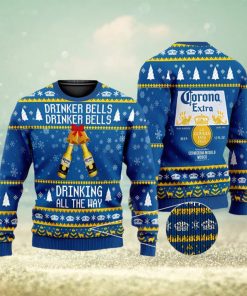 Drinker Bells Corona Extra Beer 3D All Over Printed Ugly Christmas Sweater 3D Printed Men And Women Holiday Gift