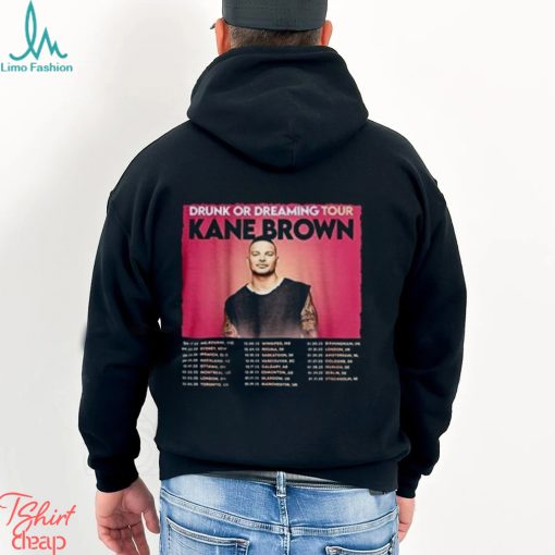 Drunk Or Dreaming Tour Shirt, Kane Brown Tour 2023 2024 Music Festival Tour Tshirt