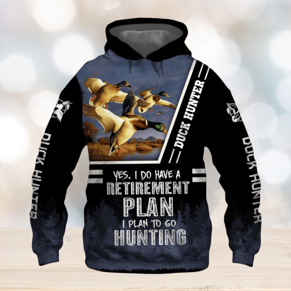 My Retirement Plan Hunting Fishing Hunter Unisex Hooded Sweatshirt