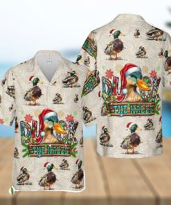 Duck The Halls Christmas Hawaiian Shirt