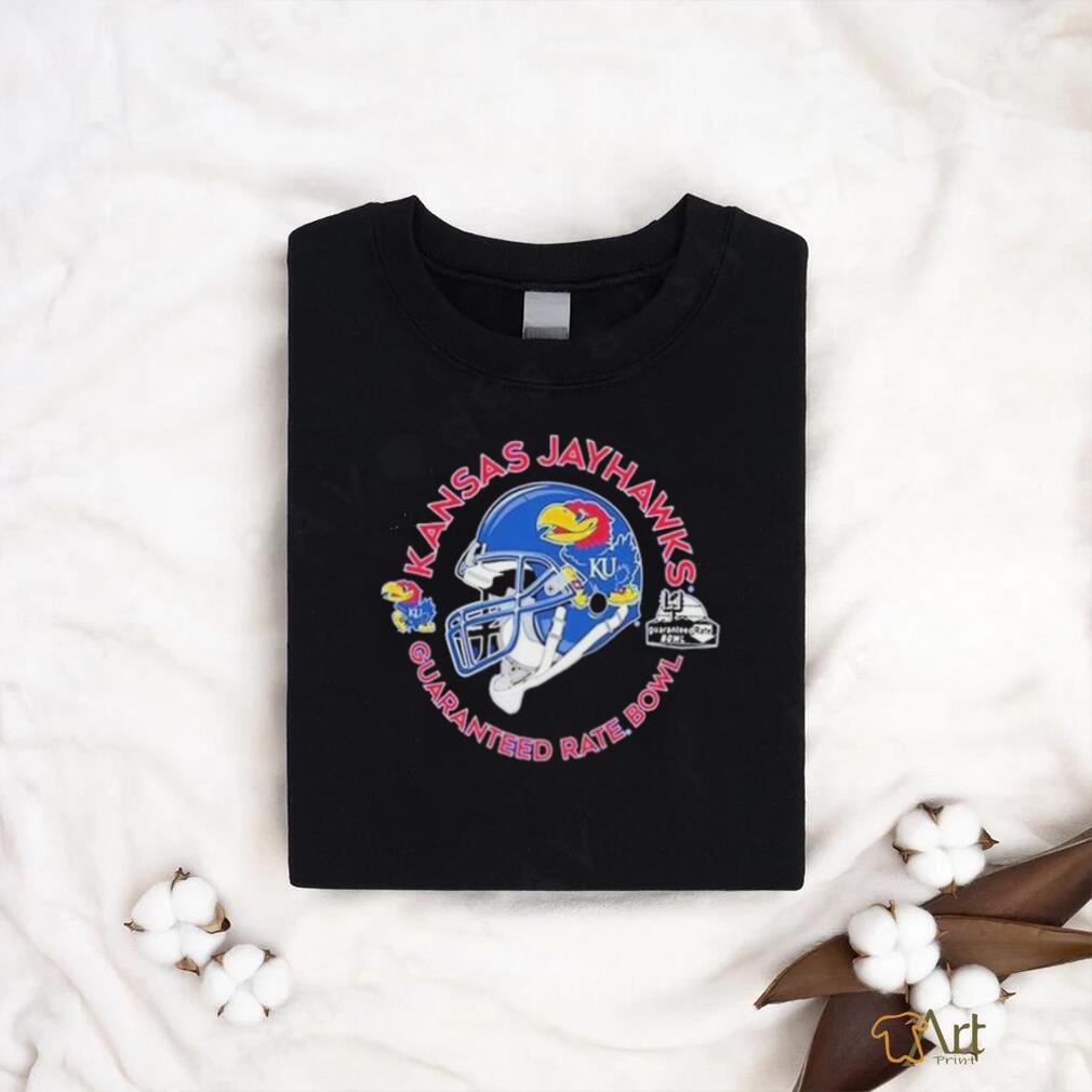 Duel Helmet Kansas Jayhawks 2023 Guaranteed Rate Bowl shirt Duel Helmet Kansas Jayhawks 2023 Guaranteed Rate Bowl shirt