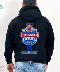Duke Blue Devils Champions 2023 76 Birmingham Bowl logo shirt