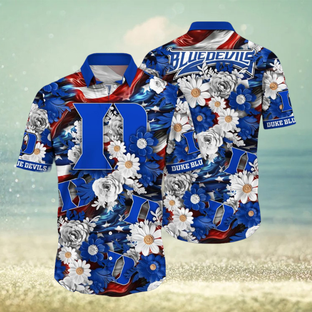 Duke Blue Devils NCAA2 Hawaii Shirt Independence Day Duke Blue Devils NCAA2 Hawaii Shirt Independence Day