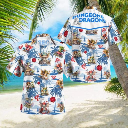 Dungeons Dragons Cute Tropical Combo Hawaiian Shirt And Shorts Best For Men And Women Holidays