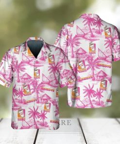 Dunkin Donuts Food Shirt, Tropical Flower Aloha Hawaiian Shirt For Men And Women