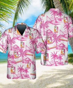 Dunkin Donuts Food Shirt, Tropical Flower Aloha Hawaiian Shirt For Men And Women