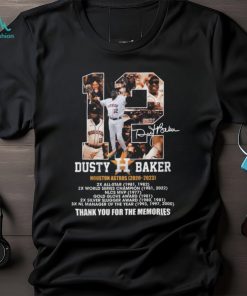 Dusty Baker Houston Astros 2020 – 2023 Thank You For The Memories T Shirt