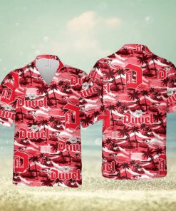 Duvel Beer Hawaiian Sea Island Pattern Hawaiian Shirt, Summer Beer Hawaiian Shirt