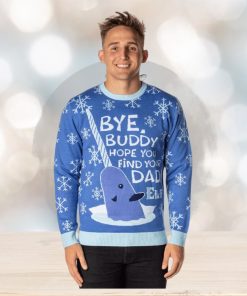 Buddy the shop elf narwhal sweater