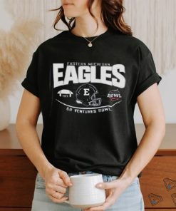 Eastern Michigan University Football 2023 68 Ventures Bowl Bound Helmet T Shirt