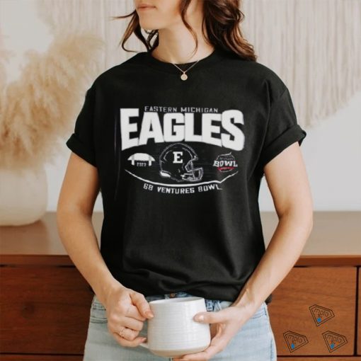 Eastern Michigan University Football 2023 68 Ventures Bowl Bound Helmet T Shirt
