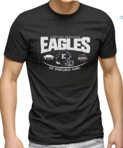 Eastern Michigan University Football 2023 68 Ventures Bowl Bound Helmet T Shirt