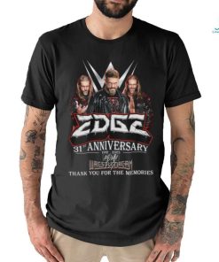 Edge 31st Anniversary 1992 – 2023 WrestleDream Thank You For The Memories T Shirt