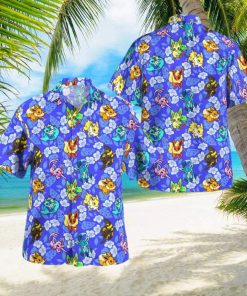 Eevee Tropical Beach Hawaiian Shirt And Short Combo Gift For Fans