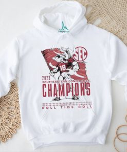 Elephant Mascot Alabama 2023 SEC Football Champion T Shirt