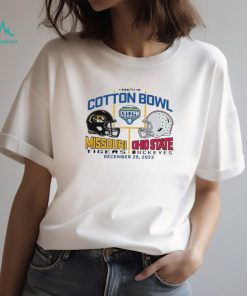 Elevated Cotton Bowl 2023 Missouri Tigers Vs Ohio State Buckeyes Unisex T Shirt