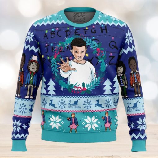 Eleven Stranger Things Ugly Christmas Sweater