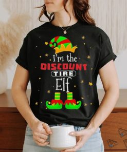 Elf I’m The Discount Elf Logo Merry Christmas Shirt