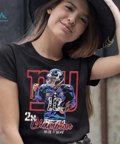 Eli Manning 2x Champion shirt