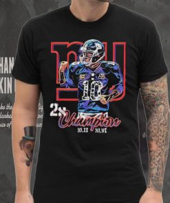 Eli Manning 2x Champion shirt