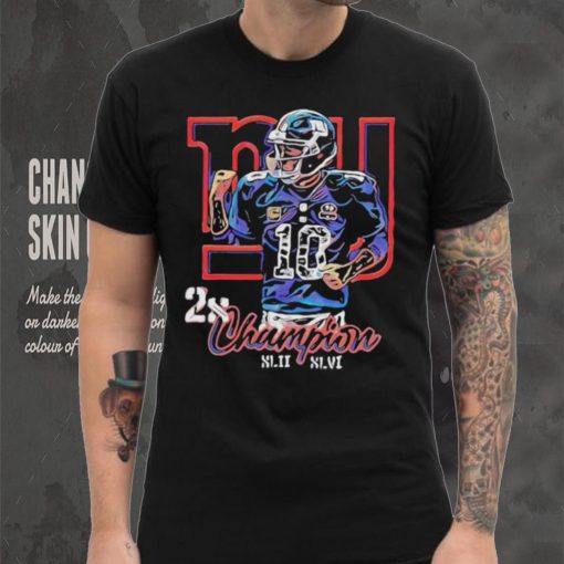Eli Manning 2x Champion shirt