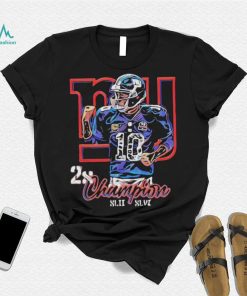 Eli Manning 2x Champion shirt