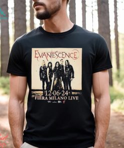 Evanescence at Fiera Di Milano Area Concerti June 12th 2024 shirt