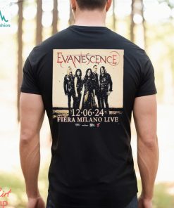 Evanescence at Fiera Di Milano Area Concerti June 12th 2024 shirt