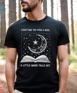 Everytime you open a book Book Lover Classic T Shirt
