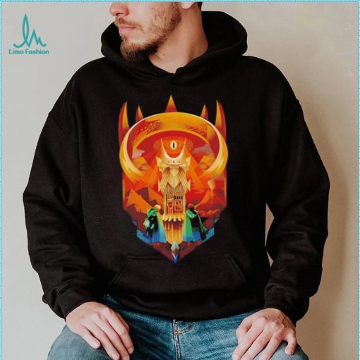 Eye of Sauron The Lord of the Rings art Deco Dark Tower shirt