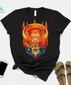 Eye of Sauron The Lord of the Rings art Deco Dark Tower shirt